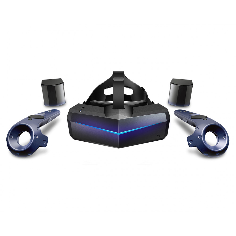 Комплект Pimax 5K Plus с контроллерами и базовыми станциями Vive 2.0