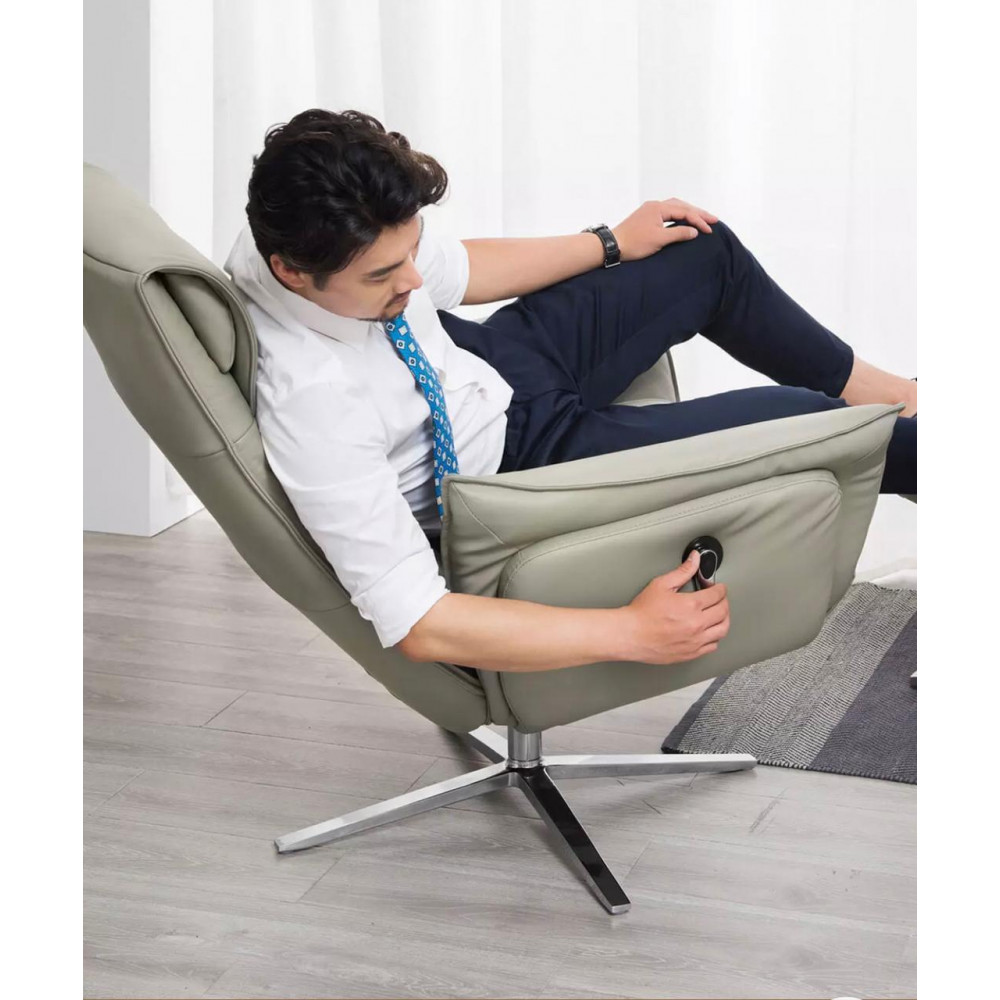 Кресло-реклайнер из натуральной кожи механическое Xiaomi UE Yoyo Real Leather Leisure Chair 
