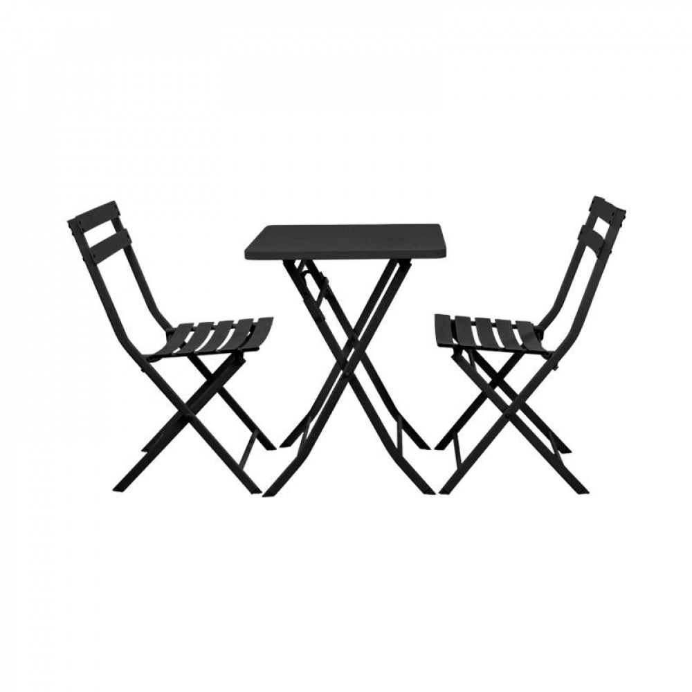 Набор обеденной мебели Складной квадратный стол и 2 стула Xiaomi MWH Colorful Folding Square Table And 2 Folding Chair Set Green