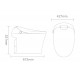 Умный унитаз Xiaomi Mi Home App Flagship Antibacterial Intelligent Toilet White (S320T)
