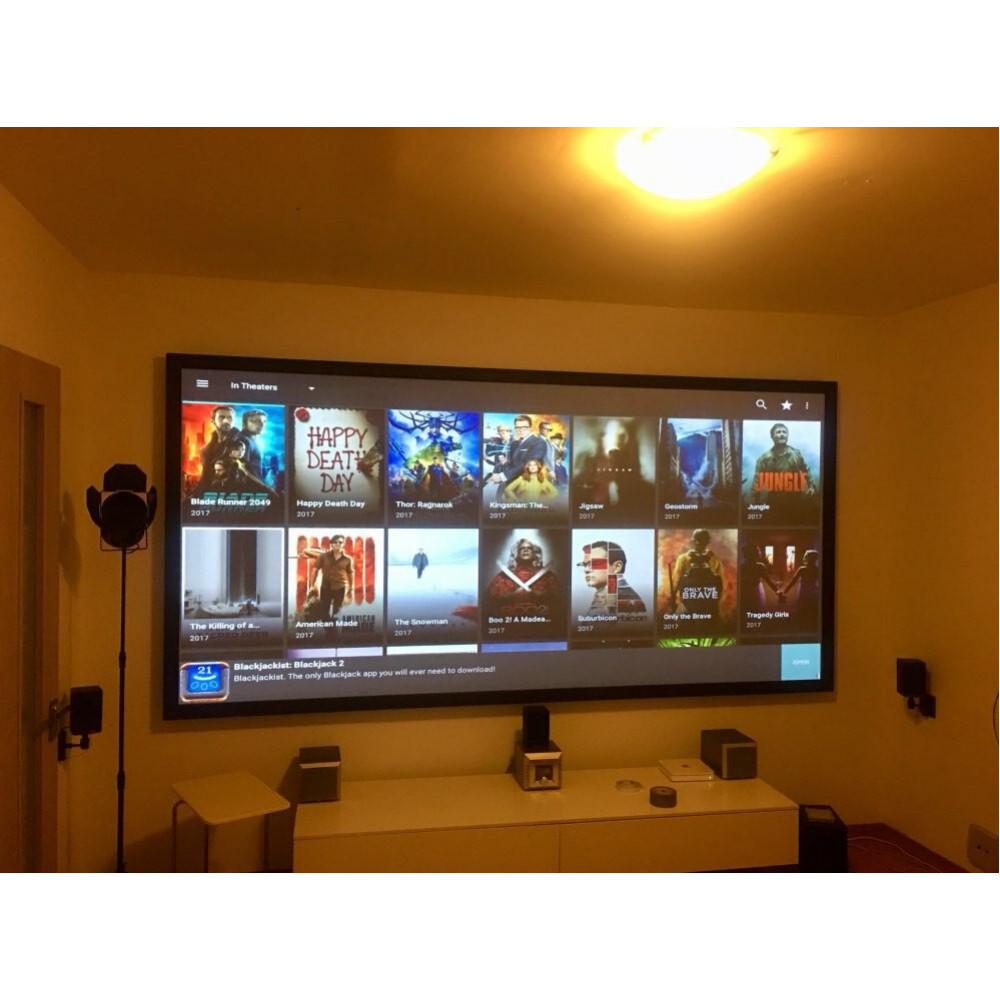 Экран для лазерных проекторов Best Crystal 4K 120 дюймов